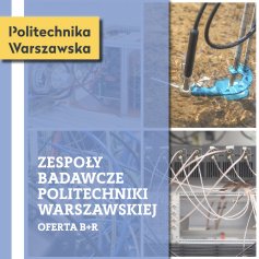 Widok okładki katalogu zespołów badawczych Politechniki Warszawskiej
