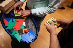 Atrakcja na stanowisku wystawcy Scania Polska - gry logiczne