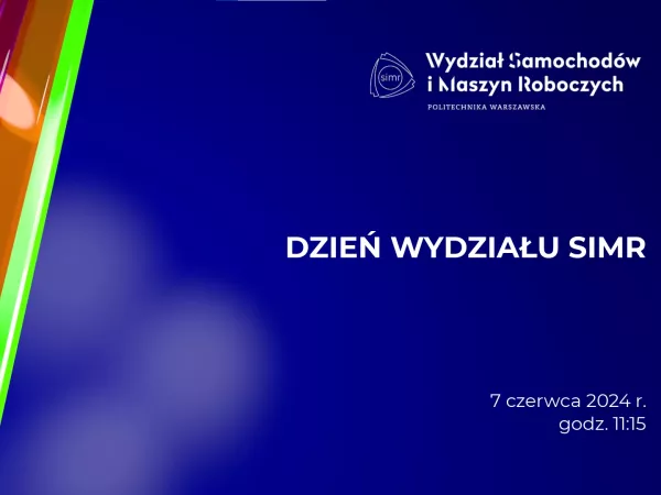 Biały napis na niebieskim tle
